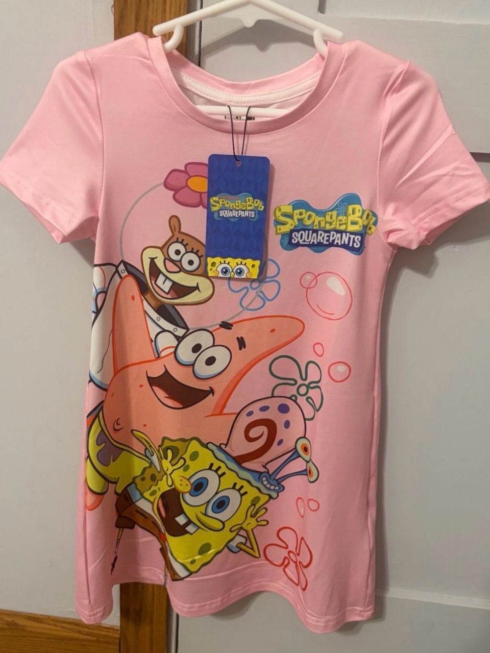 SpongeBob SquarePants Pink Toddler Girl Dress New 4T